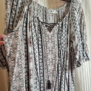 Cato Plus size 3/4 sleeve top